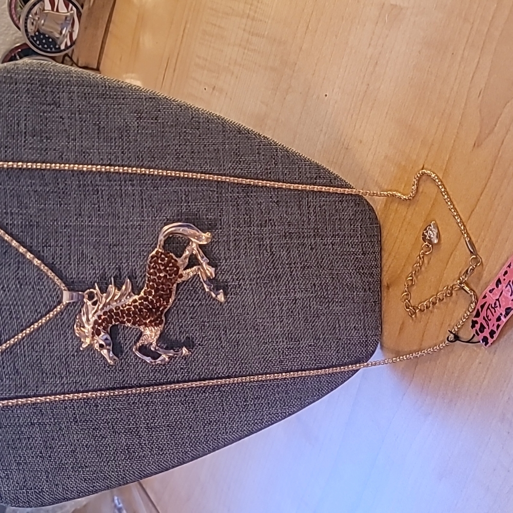 Betsey Johnson Horse Necklace